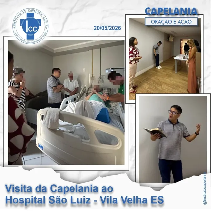 Visita da capelania ao Hospital São Luiz